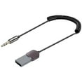 thumbnail image 1 of Bluetooth 5.0 Receiver Adapter 3.5mm Bluetooth Aux Adapter with Built-in Microphone Aux Input Hands-free Call USB Powered Bluetooth Adapter Compatible with Car Speaker and Home Audio, 1 of 11