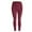 Red, variant on Baywell Women High Waist Elastic Leggings Pants Solid Stretch Compression Sportswear Casual Yoga Jogging Tight Leggings With Pocket,M-3XL