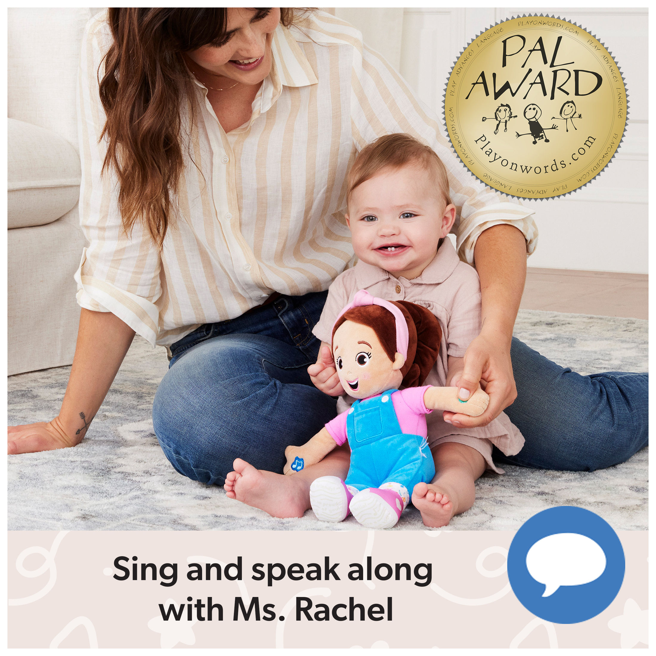 Ms. Rachel Official Speak & Sing 16-Inch Plush Doll photo 3