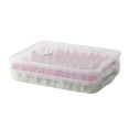 thumbnail image 3 of Food Storage Containers with Lids,Transparent Plastic Storage Box,Plastic Freezer Dumplings Storage Containers Airtight,Stackable Food Containers Dumpling Storage Box, 3 of 4