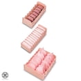 thumbnail image 3 of Luxtrada Set of 3 Underwear Organizer Drawer Divider, Foldable Breathable Storage Box Closet Dividers Dresser Clothes Drawer Organizers for Storing Underwear Bra Socks, 3 of 10