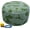 Green Leaf, variant on Kozyard Inflatable Stool Ottoman Used for Indoor or Outdoor, Kids or Adults, Camping or Home (Leaf Pattern)