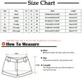 thumbnail image 3 of Lindreshi Shorts for Women Plus Size Fashion Women's Summer Casual Waist Elastic Pocket Solid Color Shorts, 3 of 8