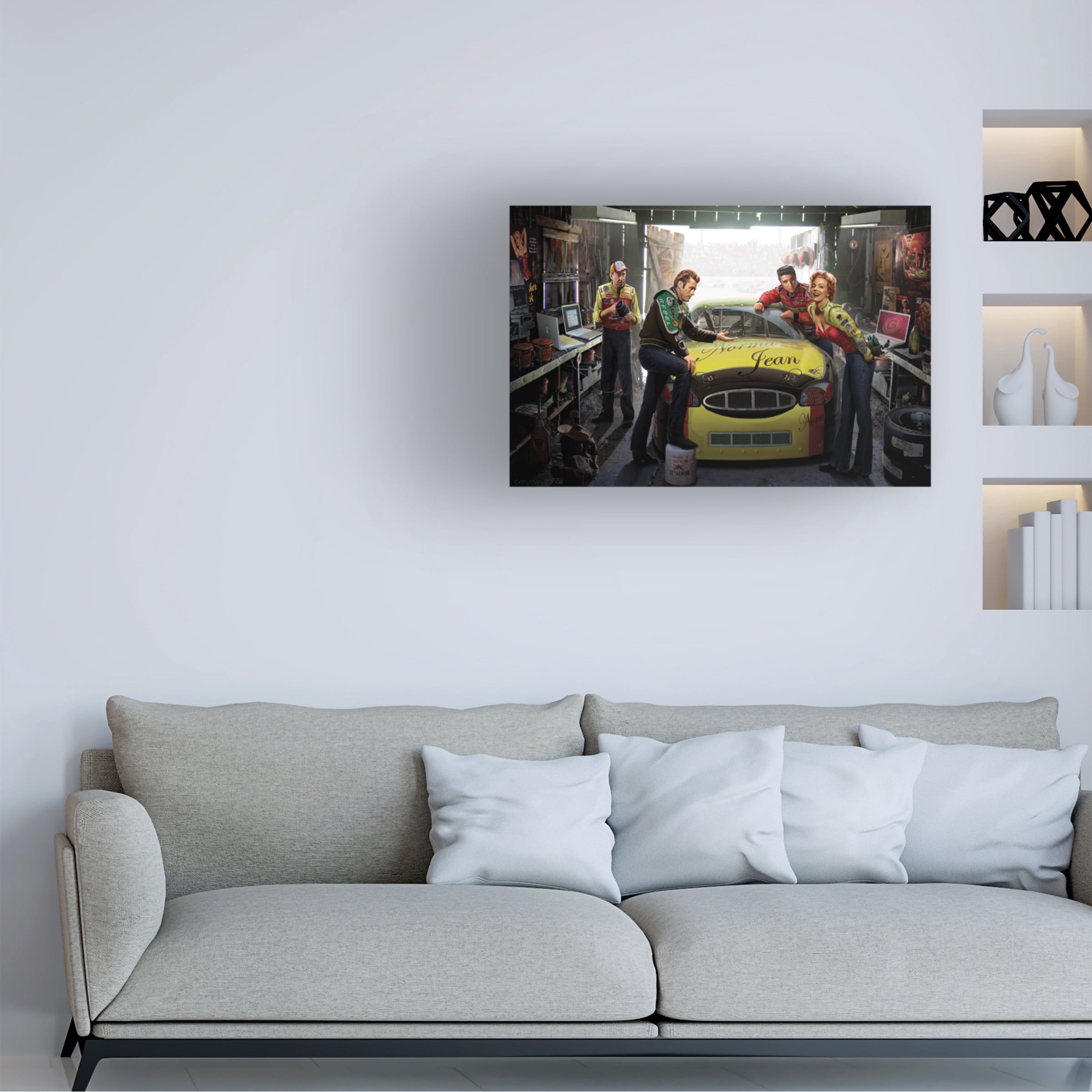 Chris Consani 'Eternal Speedway' Canvas Art