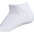 thumbnail image 3 of Women's adidas 6-Pack Athletic No-Show Socks Color: White Size: N/A, 3 of 7