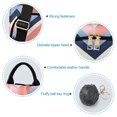 thumbnail image 7 of FORMRS Women's Travel Backpack Purse Anti-Theft Hidden Pockets Casual Shoulder Bag, White Geometric, 7 of 7