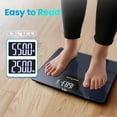 thumbnail image 3 of Posture 550lb Capacity Digital Bathroom Scale High Precision Body Weight Scale Extra Wide Platform Large LED Display, and Durable 8mm Tempered Glass Platform for Home C95, 3 of 3