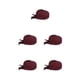 thumbnail image 3 of Minnieouse Gorros de Chef para hombre y mujer con correa ajustable para cocinar, barbacoa, cocina, trabajo, Catering, hogar, cocina, restaurante, vino tinto Vino rojo 5piezas Minnieouse CBP234553, 3 of 5