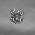thumbnail image 4 of PAMTIER Men's Stainless Steel Vintage Personality Domineering Evil Skull Skeleton Spider Biker Pendant Necklace Gothic Lucky Amulet Silver with Chain, 4 of 6