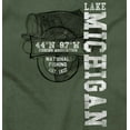 thumbnail image 2 of Michigan Great Lakes Fishing Trip MI Plus Size Crewneck Graphic Tee Shirt Brisco Brands 2X, 2 of 5