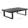 thumbnail image 3 of Safavieh Fash Outdoor Morden Metal Coffee Table, Black, 3 of 8