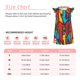 thumbnail image 3 of Fotbe Colorful Arrow Graffiti Pattern Vestido de Dormir para Niñas de 3 a 10 Años, Mangas Cortas, Estilo Princesa, Pijama Camisón con Mangas Voladas-Medium, 3 of 6