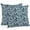 DarkBlue, variant on Throw Pillow Covers 18x18 Inch Set of 2, Beige Spring Floral Waterproof Outdoor Pillow Covers, Farmhouse Flowers Elegant Pastoral Decorative Cushion Pillowcases for Couch, Sofa, Bed, Garden, Patio