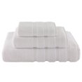 thumbnail image 1 of American Soft Linen Ensemble de 3 Pcs, Serviettes en Coton Turc 100 % Véritable de Qualité Supérieure et de Luxe - Blanc, 1 of 3