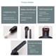 thumbnail image 2 of Cerradura de puerta inteligente WAFU Cerradura inteligente con manija de huellas dactilares Cerradura de puerta eléctrica con sensor automático Llave mecánica Cerradura de seguridad inalámbrica Aleaci WAFU Cerradura de puerta inteligente, 2 of 7