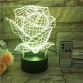 thumbnail image 4 of Bedroom Led Night Light, Nursing Night Plug In 3d Night Light Creative Desk Lamp Warm Romantic Bedside Lamp, 4 of 5