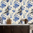 thumbnail image 5 of Peel and Stick Wallpaper Contact Paper Toile De Jouy Vintage Floral Elegant Graphics Self Adhesive and Removable 17.7in x 118in, 5 of 8