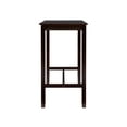 thumbnail image 3 of Linon Claridge Rubberwood 42" Bar Height Pub Table in Walnut Brown Finish, 3 of 8