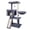 Grey, variant on TWDEPART 3-Level 35" Cat Tree with Cat Condo & Hammock, Gray