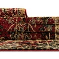 thumbnail image 4 of Unique Loom Saturn Collection Area Rug - Ion (7' 10" Square Burgundy/Cream), 4 of 11