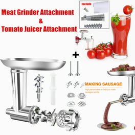 KitchenAid KSM2FPPA Food Grinder + Vegetable/Fruit Strainer + Fresh Prep  Slicer/Shredder Stand Mixer Attachment Pack