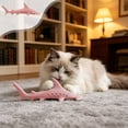 thumbnail image 4 of Byujiro Silicone Shark Cat Teething Toy with Catnip Interactive Dental Chew Toy Textured Design for Kittens & Cats to Clean Teeth, Relieve Stress & Boredom, 4 of 7