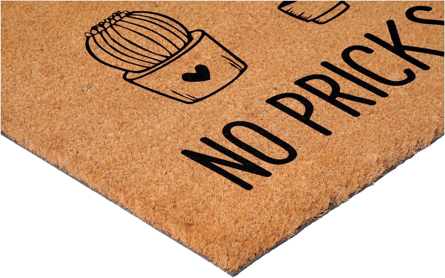 Calloway Mills 113461729 No Pricks Allowed Doormat 17" x 29"