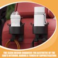 thumbnail image 3 of USHOBE 4Pcs Car Seat Organizer Black PP For Automotive Backseat Storage, 3 of 8