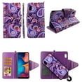 thumbnail image 1 of Purple Paisley Case for Samsung Galaxy A10e Magnetic Detachable Pu Leather Wallet Cover Flap Closure and Snap-on Book Style Cases Card Holders Wrist Strap 2 in 1 Folio, 1 of 3