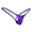 Purple, variant on Mens Underwear Low Rise Back G-string Thong Lingerie for Men Women Purple