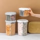 thumbnail image 5 of Tarro de almacenamiento de latas selladas transparentes de 4 rejillas con tapa multiabierta Cocina casera Contenedor de alimentos Herramienta S kenally HA7658-03B, 5 of 7