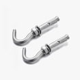 thumbnail image 4 of Expansion Bolts,Bolt Hooks,Wall Fastener Nail,Expansion Screws Hooks M6 M8 M10 M12 304 Stainless Steel Eye Bolt Open Anchor Hook For Basket Ceiling Fan Hanging(Length:4PCS,Size:M12) (Color : 4pcs, S (, 4 of 5