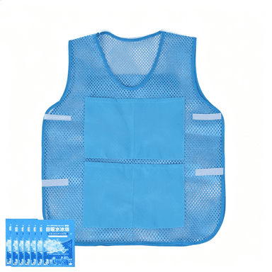 Cooling Vest, Unisex Ice Cooling Vest with 8 Ice Packs, Wearable Cooler Wrap Clothes, Reusable Summer Cool Jacket, Portable