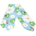 thumbnail image 2 of 13x90in SKYSONIC Rectangle Cloth Table Runner Frogs with Flowers Printed Table Runner for Wedding Birthday Holiday, 2 of 5