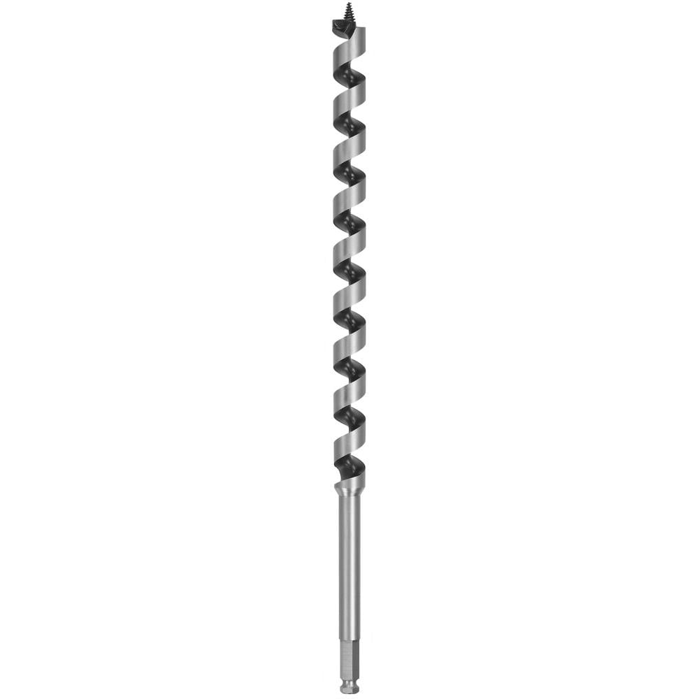 Dewalt DW1666 Power Ship Auger Bit, 11/16 in Dia x 6 in OAL, Hardened Alloy Steel, 4 in Flute