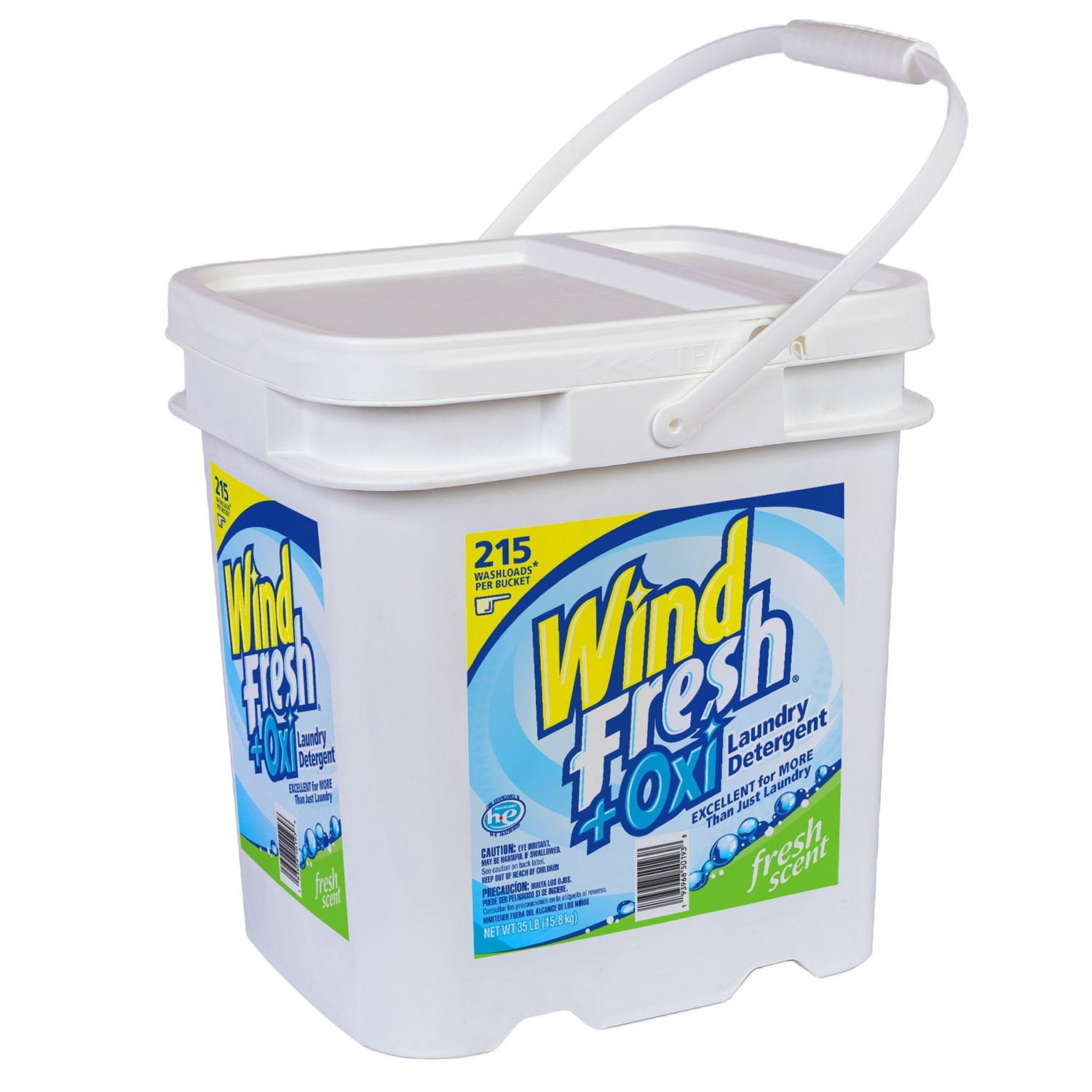Windfresh+Oxi Powder Laundry Detergent, Fresh Scent, 215 Loads, 35 Pounds