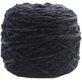 thumbnail image 6 of 250g Chenille Velvet Yarn Black Bulky Vegan Soft Yarn Velvet Knitting Yarn Polyester Blended Cotton Chenille Yarn Hand Knitting Yarn Crochet Thread for Clothing Hat Scarf Blanket, 6 of 6