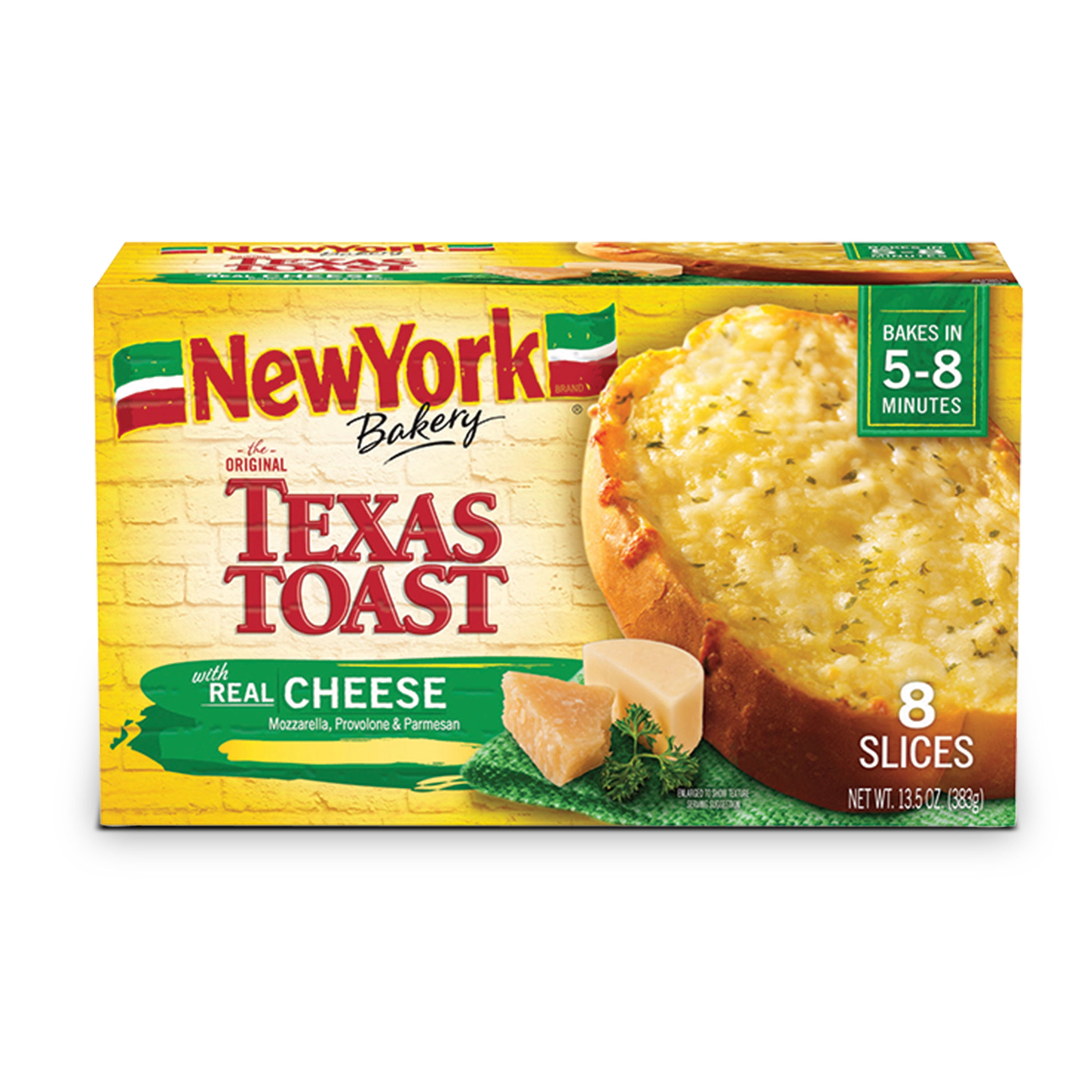 New York Bakery The Original Texas Toast with Real Cheese, 13.5 oz Box