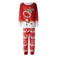 thumbnail image 2 of Family Matching Christmas Pajamas, Baby Romper/Pet Clothes/Deer Snowfalke Pattern Tops and Pants Sleepwear Set, 2 of 10