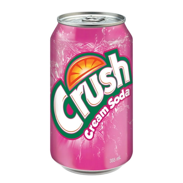 Crush Cream Soda, 12 x 355 mL cans, 12x355mL