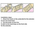thumbnail image 6 of Women's Bra Extenders 1 Hook / 2 Hook / 3 Hook / 4 Hook Stretchy Soft Comfortable Bra Band Extension Strap, 6 of 6