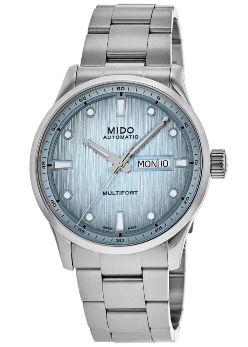 Mido Multifort Patrimony Powerwind Automatic Silver Dial Men's