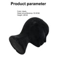 thumbnail image 3 of Female Head Model Foam Mannequin Head Wigs Hats Jewelry Display Stand for Clothes Store Showroom-, 3 of 9