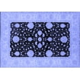 thumbnail image 1 of Ahgly Company Machine Washable Indoor Rectangle Oriental Blue Traditional Area Rugs, 3' x 5', 1 of 4