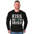 thumbnail image 5 of Kiss Me Im Irish Classic Saint Pattys Long Sleeve TShirt Men Women Brisco Brands S, 5 of 6