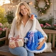 thumbnail image 7 of Porch Goose Outfit for 21 X 15 Inch Large Porch Goose Statue Blue Porch Goose Dress for Outdoor Goose Statue Garden Display Blue Decorations 1 Pack, 7 of 7