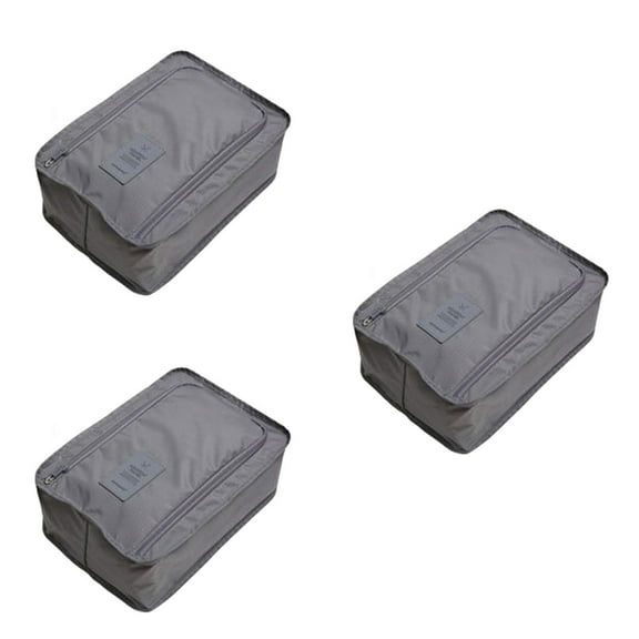 3 Pieces Small Shoe Bags Cube Packing for Travel Articles Gadgets