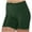 Green, variant on Maean 2 Pack Ribbed Shorts for Women Biker Workout Yoga Shorts Casual High Waist Womens Short Leggings