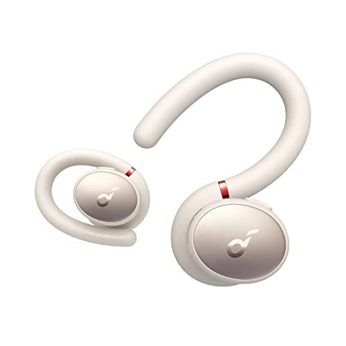 Soundcore by Anker Sport X10 Audífonos deportivos Bluetooth inalámbricos verdaderos, ganchos giratorios para colocar sobre las orejas para máxima comodidad y ajuste seguro, graves profundos, IPX7 a pr