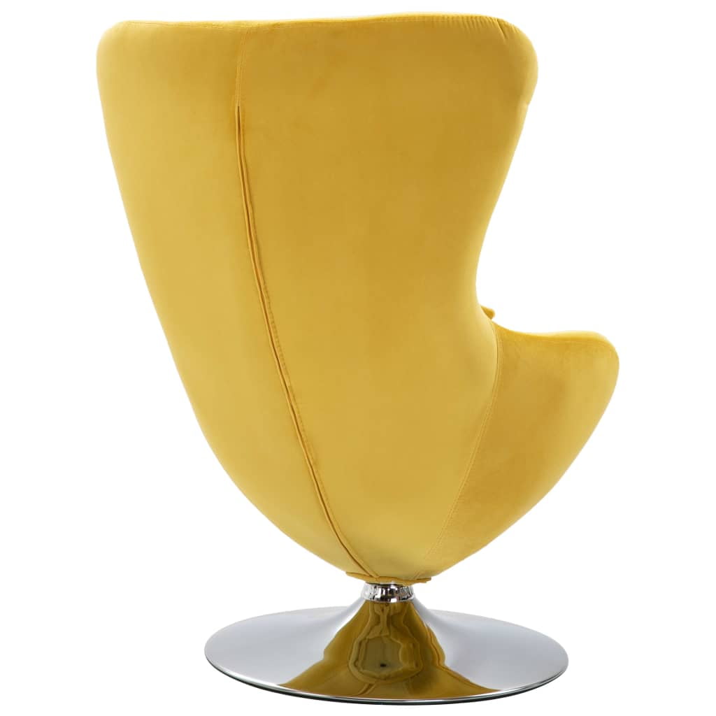 Kepooman Modern Velvet French Sofa Chair Armchair with Cushion for Bedroom Living Room, Yellow Kepooman Modern Velvet French Sofa Chair Armchair with Cushion for Bedroom Living Room, Yellow